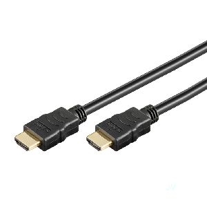 Goobay 60621 High-Speed-HDMI™-Kabel mit Ethernet (4K@60Hz) Kabellänge: 1.5 m VPE Cable Tag Mindestbestellmenge 5