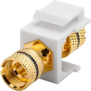 Goobay 79476 Keystone-Modul Lautsprecher Farbversion: Schwarz
