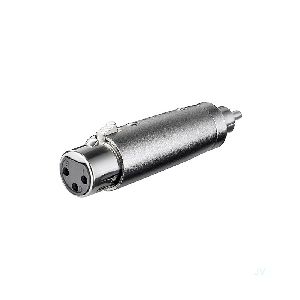 Goobay 27455 XLR Adapter, Cinch Stecker zu XLR Buchse - XLR-Buchse (3-Pin) > Cinch-Stecker