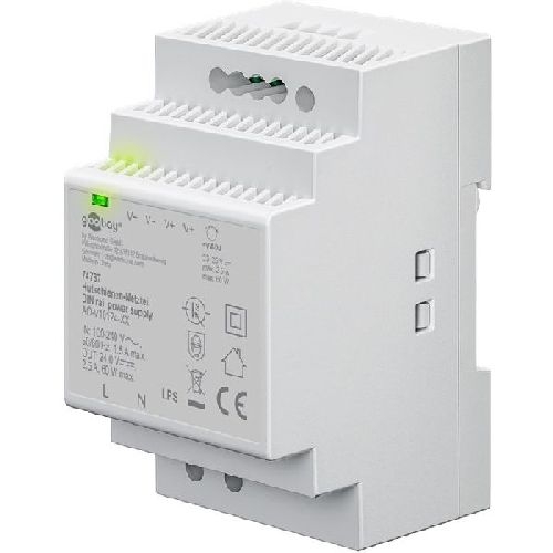 Goobay 74767 Hutschienen-Netzteil (DIN-Rail) 24 V (DC), 2,5 A, 60 W VPE Retail Box Mindestbestellmenge 1
