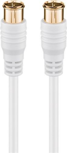 Goobay 62747 F-Quick SAT-Antennenkabel (80 dB), doppelt geschirmt VPE Bulk Mindestbestellmenge 1