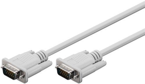Goobay 68312 VGA-Monitorkabel, vernickelt VPE Cable Tag Mindestbestellmenge 1