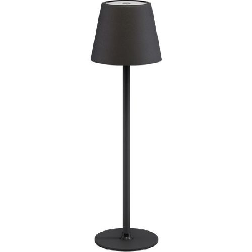 Goobay 77673 Kabellose LED-Tischleuchte, Größe M, 37 cm, schwarz VPE Retail Box Mindestbestellmenge 1