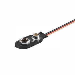 Goobay 11445 1x 9 V Block Batterieclip VPE Bulk Mindestbestellmenge 10