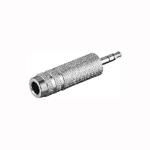 Goobay 12421 Kopfhörer Adapter AUX, Klinke 3,5 mm zu 6,35 mm, Klinke 3,5 mm Stecker (3-Pin, stereo)