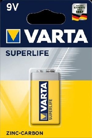 Varta 42338 6F22/9 V Block (2022) Batterie, 1 Stk. im Blister VPE Retail Blister Mindestbestellmenge 1