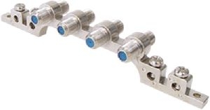 Goobay 67006 4-fach F-Erdungsblock VPE Bulk Mindestbestellmenge 1