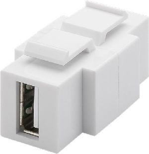 Goobay 79930 Keystone-Modul USB, beidseitig einbaubar VPE Bulk Mindestbestellmenge 1