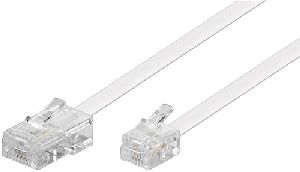 Goobay 93061 Telefonkabel (Modularkabel/Westernkabel) VPE Bulk Mindestbestellmenge 1