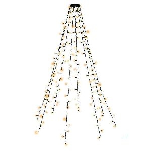 Goobay 60385 200 LED-Baummantel mit Ring, 8x 1,5 m VPE Retail Box Mindestbestellmenge 1