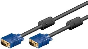 Goobay 93370 Full HD SVGA-Monitorkabel, vergoldet Kabellänge: 5 m VPE Cable Tag Mindestbestellmenge 1