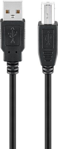 Goobay 68901 USB 2.0 Hi-Speed-Kabel, schwarz