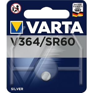Varta 38504 SR60 (V364) Batterie, 1 Stk. im Blister, :