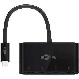 Goobay 61073 4-fach USB-C™-Multiport-Adapter