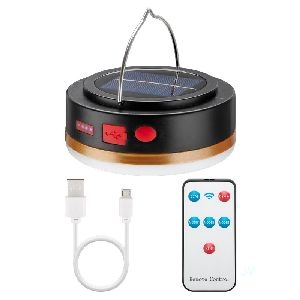 Goobay 60344 LED-Solar-Campinglampe mit IR-Fernbedienung :