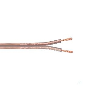 Goobay 67720 Lautsprecherkabel transparent CCA Kabellänge: 10 m