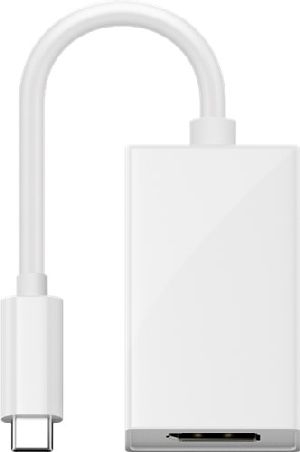 Goobay 66257 USB-C™-auf-DisplayPort™-Adapter, 0,2 m, weiß VPE Retail Polybag Mindestbestellmenge 1