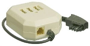 Goobay 50282 TAE-F-NFN-Verlängerungsbox Kabellänge: 0.2 m