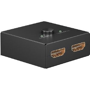 Goobay 58485 Manuelle HDMI™-Umschaltbox 2 auf 1 (4K @ 30 Hz) : VPE Bulk Mindestbestellmenge 1