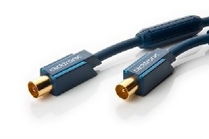 Clicktronic 70402 Koaxialkabel Kabellänge: 3 m