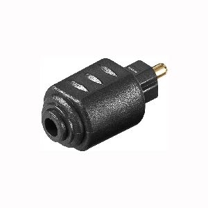 Goobay 11924 TOSLINK Digital Audio-Adapter, Mini-TOSLINK zu TOSLINK