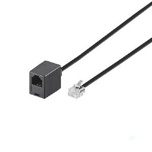 Goobay 68259 Modularverlängerungskabel Kabellänge: 3 m
