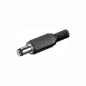 Goobay 11139 DC-Stecker mit Knickschutz VPE Bulk Mindestbestellmenge 10