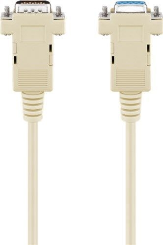 Goobay 50225 D-SUB 9 pin Verlängerungskabel, Stecker/Buchse, seriell 1:1 VPE Cable Tag Mindestbestellmenge 1