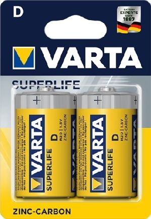 Varta 42337 R20/D (Mono) (2020) Batterie, 2 Stk. im Blister VPE Retail Blister Mindestbestellmenge 1