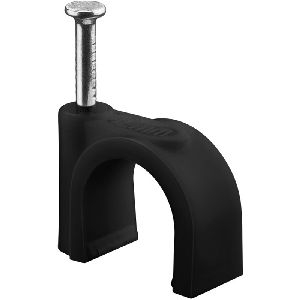 Goobay 64679 Kabelschelle 6 mm, schwarz VPE Plastic Box Mindestbestellmenge 1