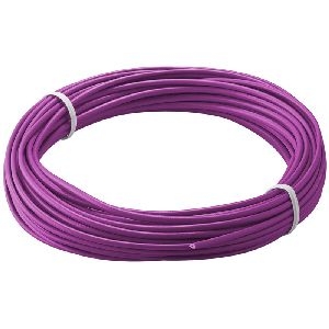 Goobay 77407 Kupferlitze isoliert, 10 m, violett VPE Cable Tag Mindestbestellmenge 1