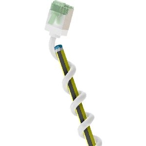 Goobay 74363 Ultraflexibles CAT 8.1 Patchkabel, slim, U/FTP, weiß Kabellänge: 5 m