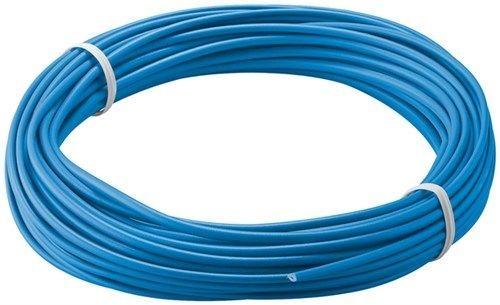 Goobay 55039 Kupferlitze isoliert, 10 m, blau VPE Cable Tag Mindestbestellmenge 1