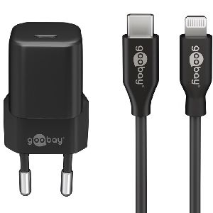 Goobay 64574 Lightning/USB-C™ PD-Ladeset (30 W) : VPE Retail Polybag Mindestbestellmenge 1