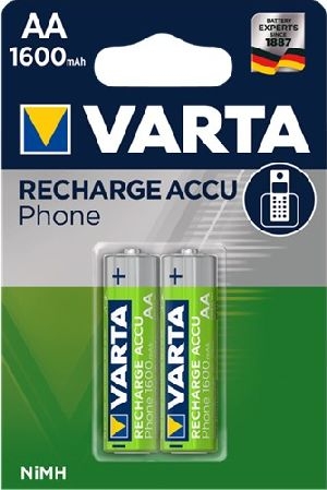 Varta 48093 AA (Mignon)/HR6 (58399) Akku - 1600 mAh, 2 Stk. Blister :