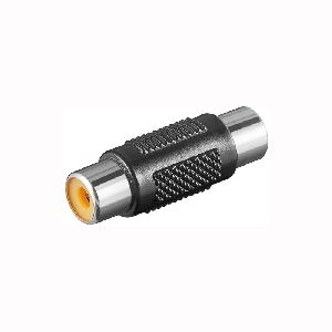 Goobay 11608 Cinch Adapter, Buchse zu Buchse - 1x Cinch-Buchse > 1x Cinch-Buchse