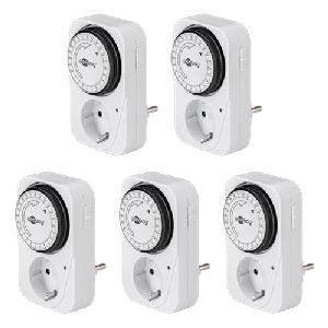 Goobay 55540 5er-Set, Analoge Zeitschaltuhr :