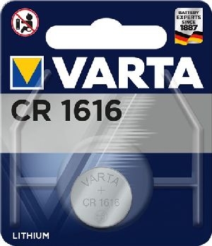 Varta 48055 CR1616 (6616) Batterie, 1 Stk. im Blister VPE Retail Blister Mindestbestellmenge 10