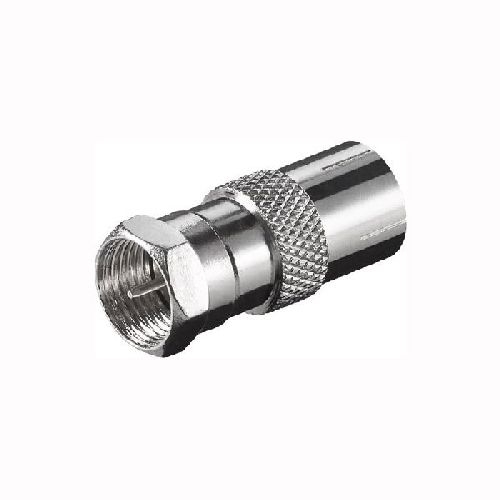 Goobay 11624 F-Adapter: F-Stecker > Koax-Buchse VPE Bulk Mindestbestellmenge 10