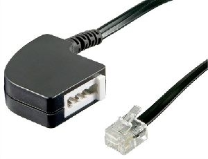 Goobay 68584 TAE Telefon-Adapter-Stecker VPE Bulk Mindestbestellmenge 10