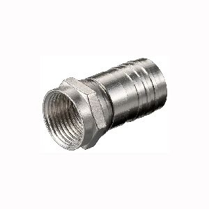 Goobay 11862 Crimp-F-Stecker 8,0 mm : VPE Bulk Mindestbestellmenge 10