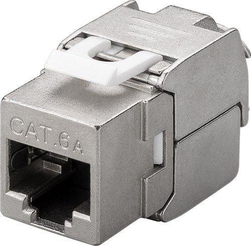 Goobay 90864 Keystone Modul RJ45 CAT 6A, STP VPE Bulk Mindestbestellmenge 1