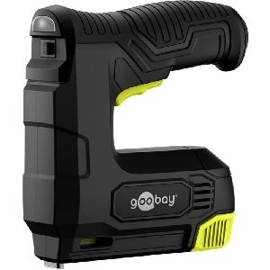Goobay Tools 77819 2in1 Elektrotacker-Set mit Akku VPE Retail Box Mindestbestellmenge 1