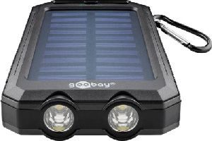 Goobay 49216 Outdoor Solar-Powerbank 8.000 mAh VPE Retail Box Mindestbestellmenge 1