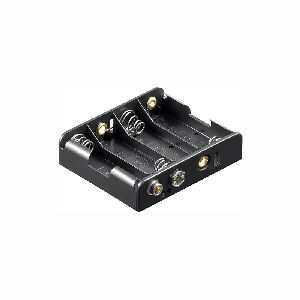 Goobay 11448 4x AA (Mignon) Batteriehalter Anschluss, Typ: Druckknopf