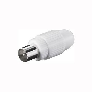 Goobay 11500 Koax-Stecker mit Schraubbefestigung :