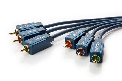Clicktronic 70424 YUV Komponentenkabel VPE Retail Box Mindestbestellmenge 1