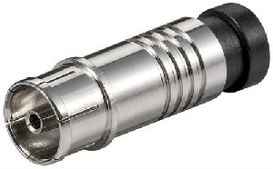 Goobay 67242 Koax-Kompressionskupplung VPE Bulk Mindestbestellmenge 10