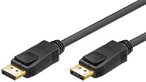 Goobay 65923 DisplayPort™ Verbindungskabel 1.2 VESA, vergoldet Kabellänge: 2 m