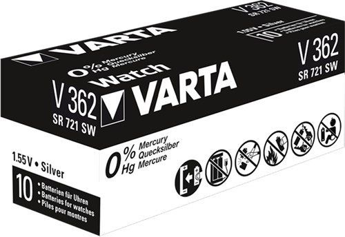 Varta 48006 SR58 (V362) Batterie, 10 Stk. in Box VPE Bulk Mindestbestellmenge 10